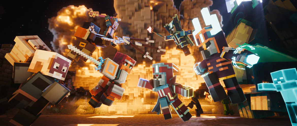 Minecraft Dungeons II منتشر شد!